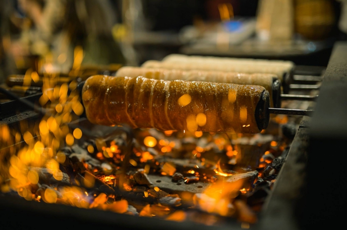 Kürtőskalács: delicia húngara